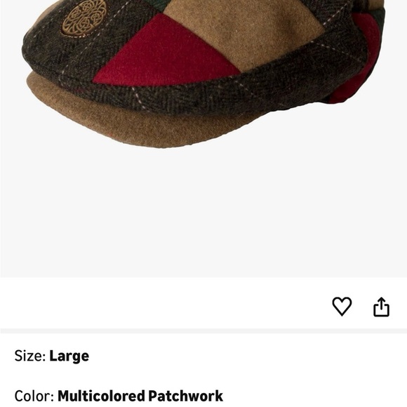 Patchwork Flat Cap - Multicolor - Picture 7 of 7